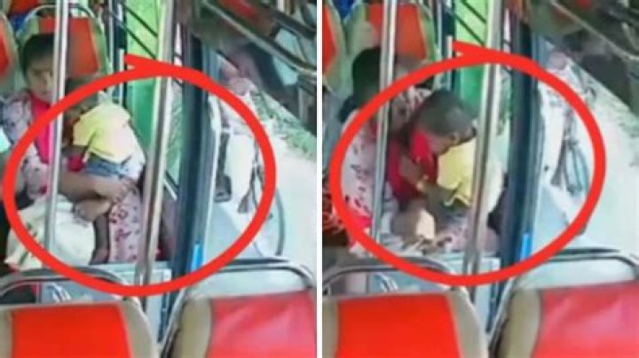 Shocking CCTV Footage: Child And Mother Caught In Chilling Encounter