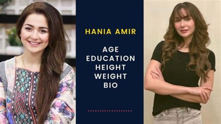 The Ultimate Guide: HANIA AMIR's Weight Loss Transformation